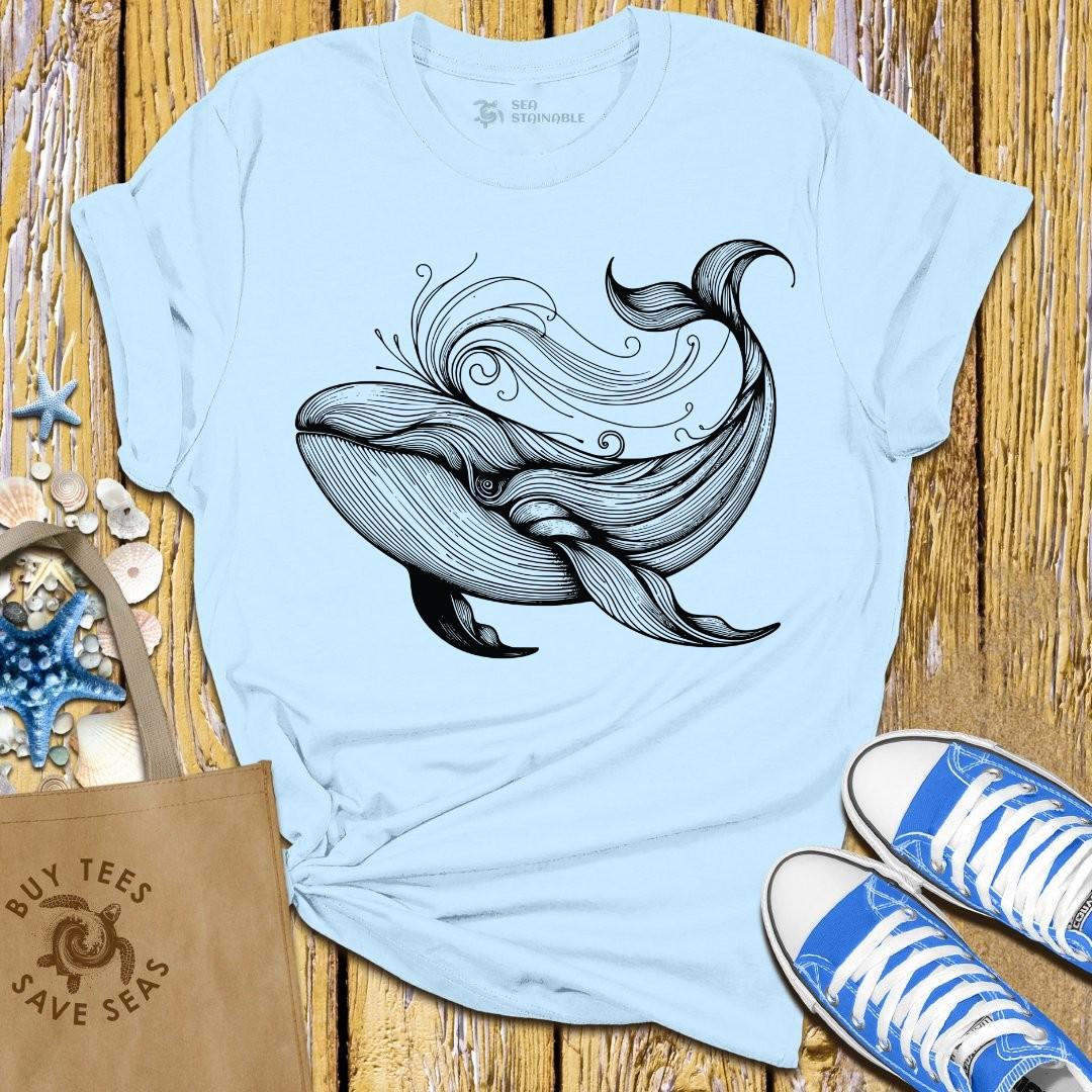 Stylish Light Blue T Shirt