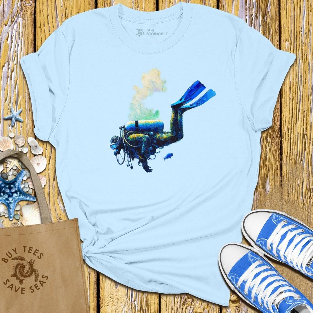 Stylish Light Blue T Shirt