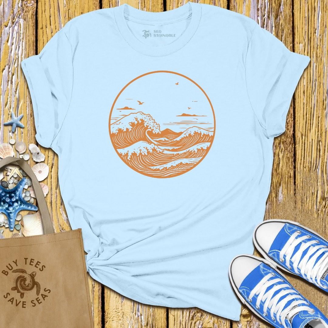 Stylish Light Blue T Shirt