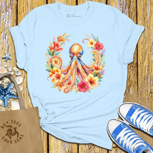 Stylish Light Blue T Shirt