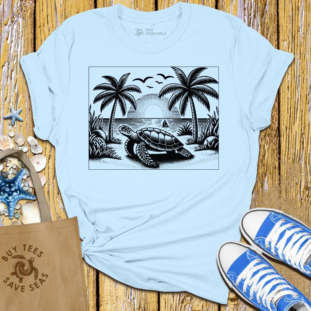 Stylish Light Blue T Shirt