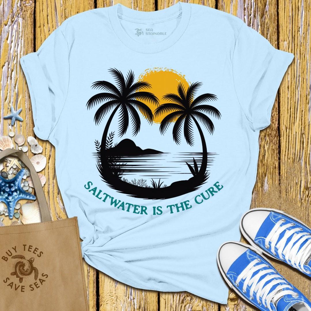 Stylish Light Blue T Shirt