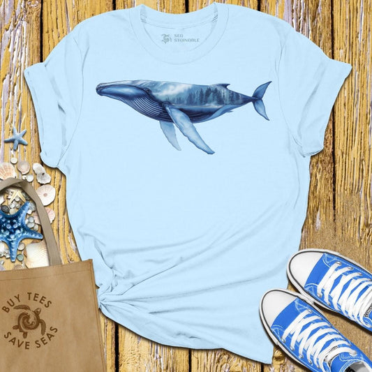 Stylish Light Blue T Shirt