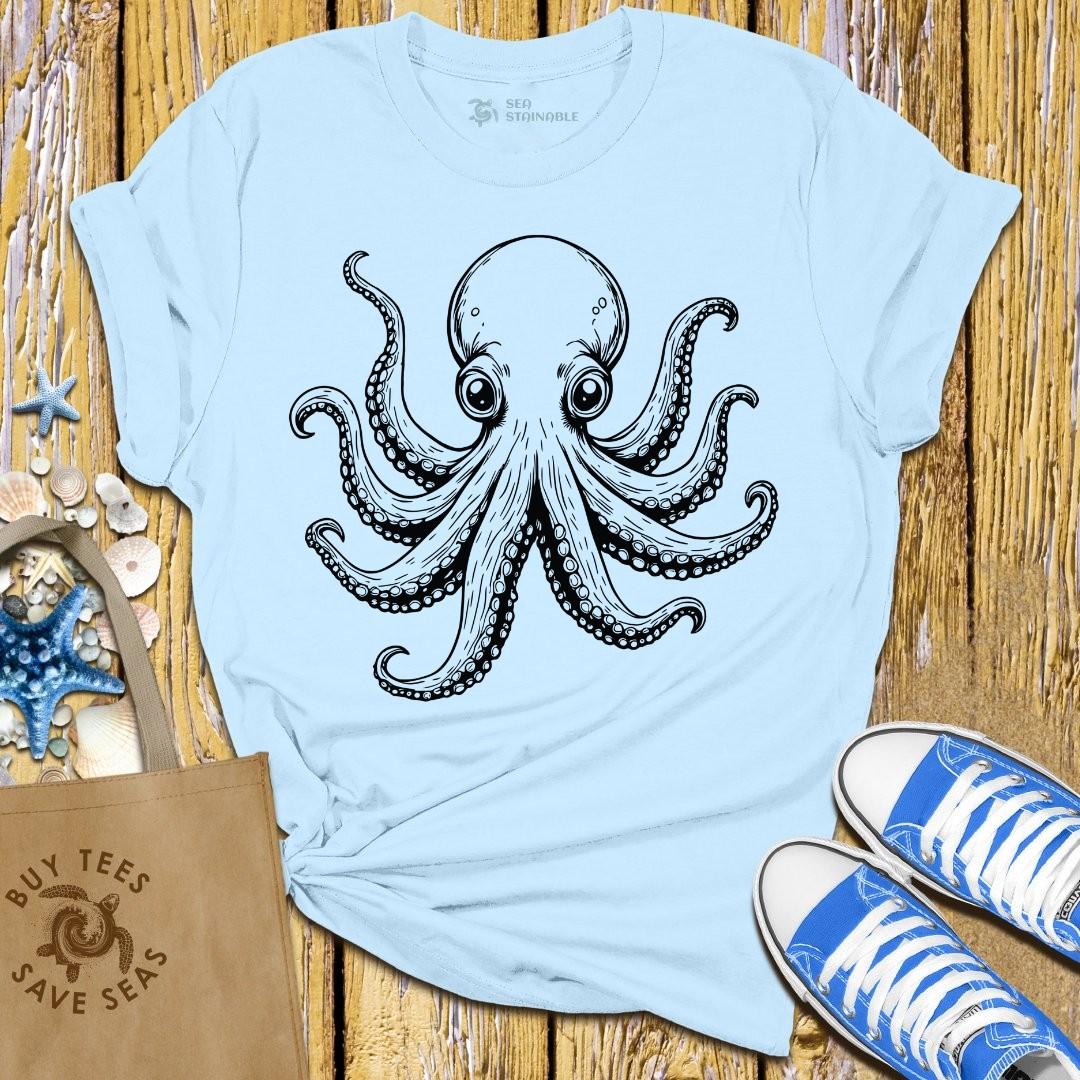 Stylish Light Blue T Shirt