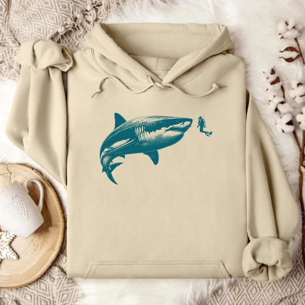 Stylish Sand Beige Ocean Hoodie