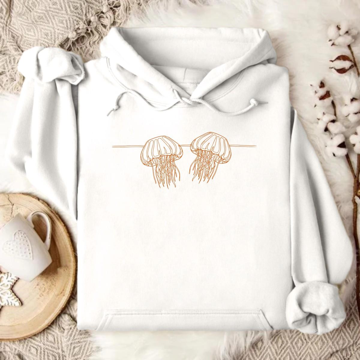 Stylish White Hoodie