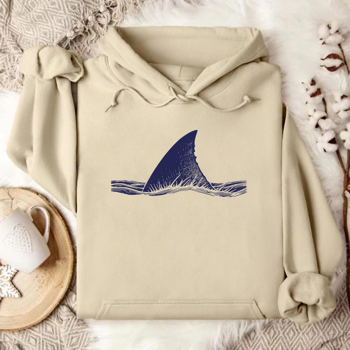 Stylish Sand Beige Ocean Hoodie