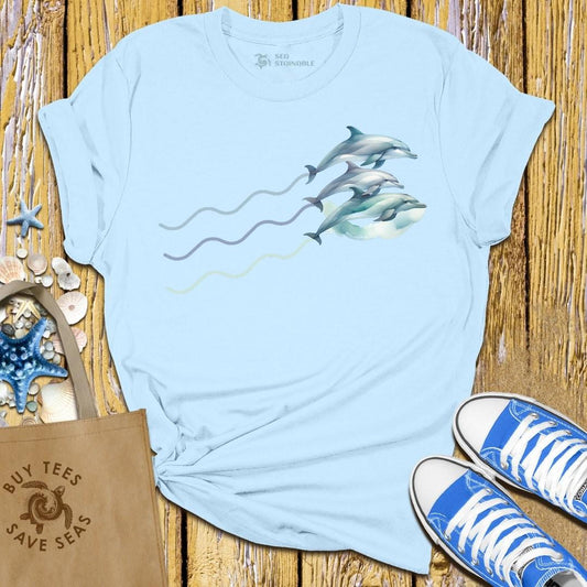 Stylish Light Blue T Shirt