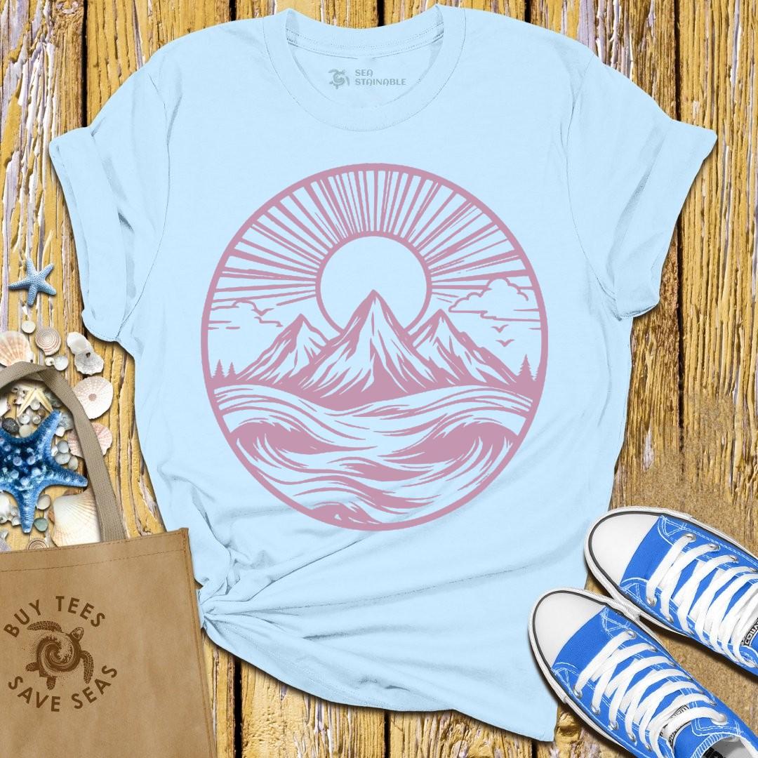 Stylish Light Blue T Shirt