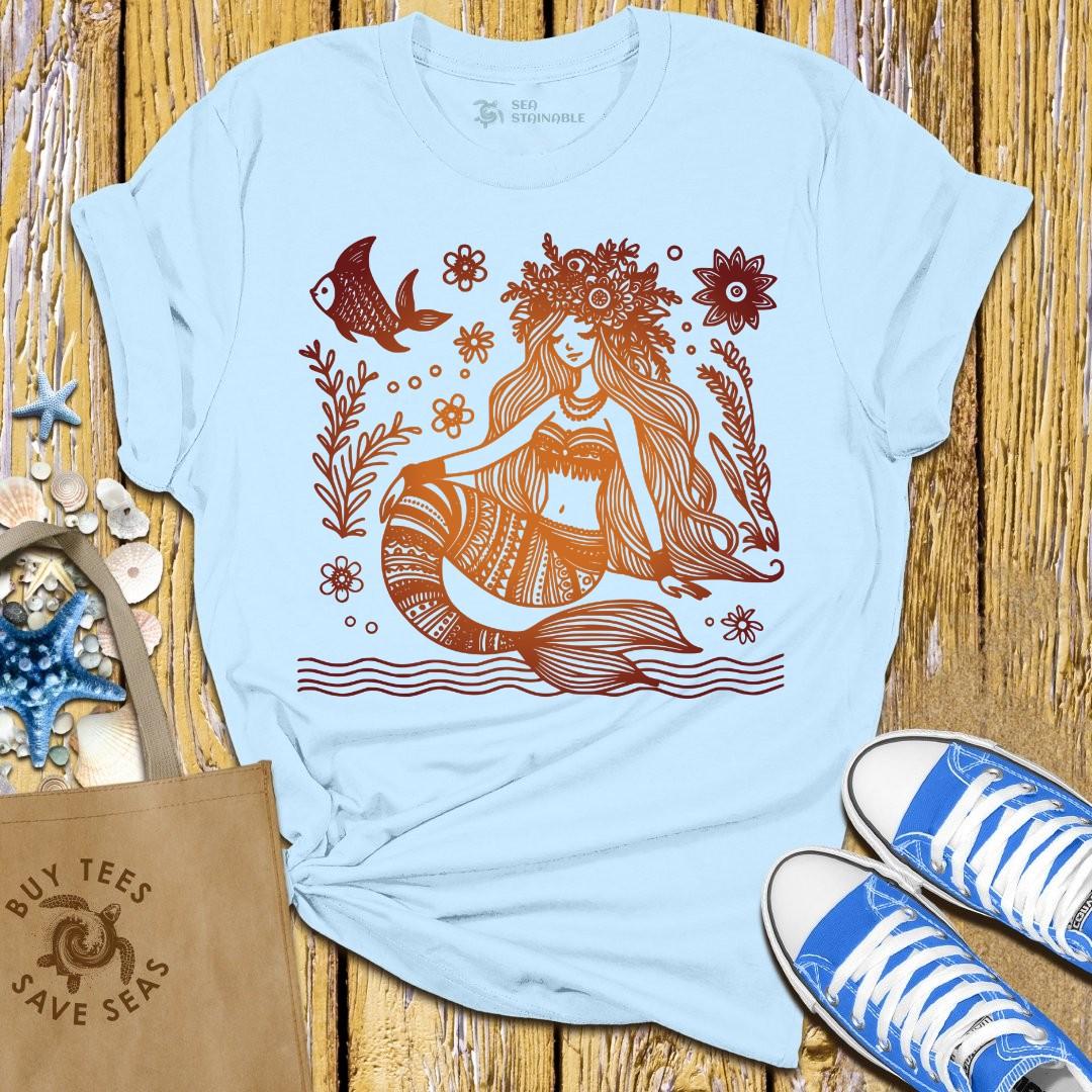 Stylish Light Blue T Shirt