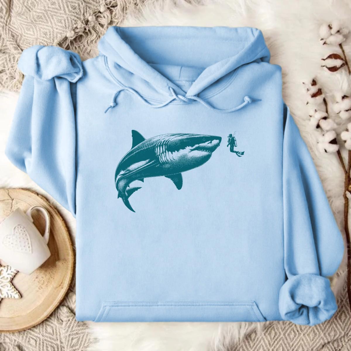 Stylish Light Blue Hoodie