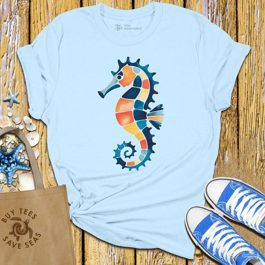 Stylish Light Blue T Shirt
