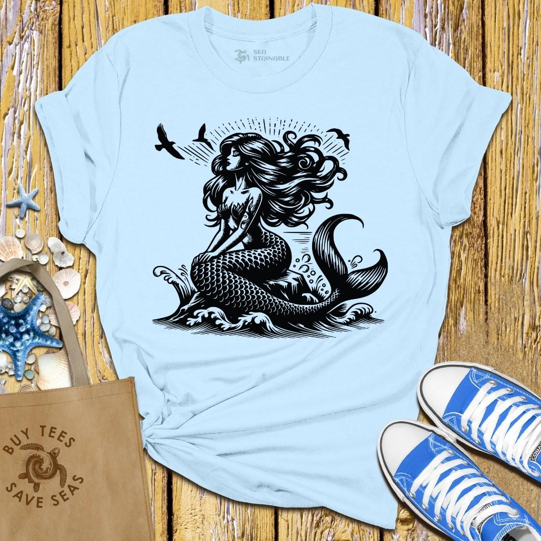 Stylish Light Blue T Shirt