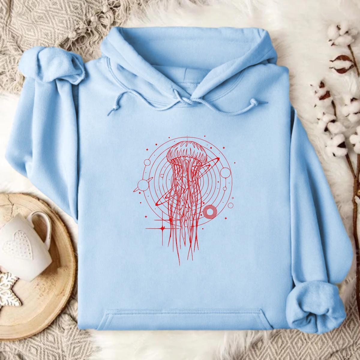 Stylish Light Blue Hoodie
