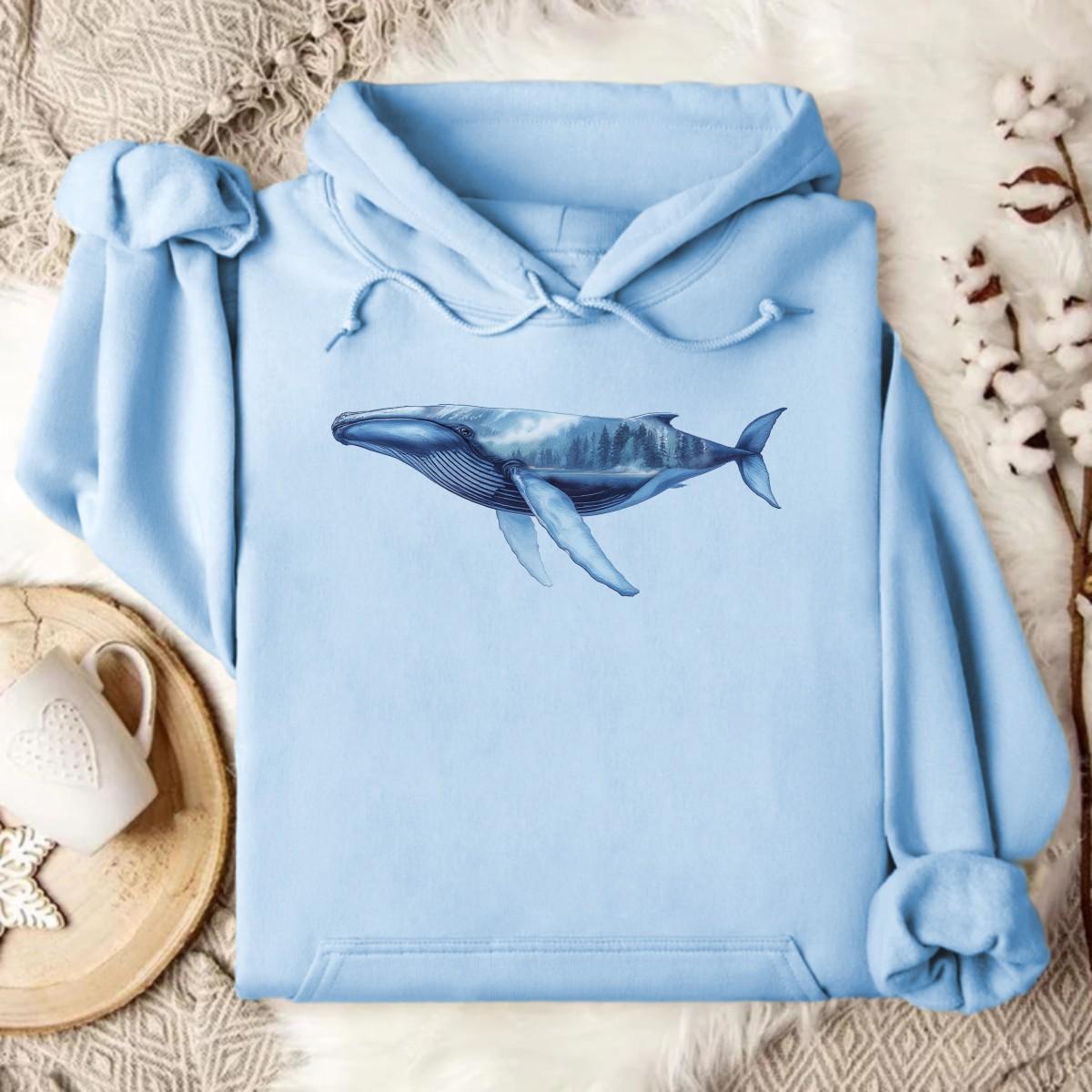 Stylish Light Blue Hoodie