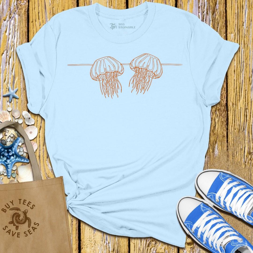 Stylish Light Blue T Shirt
