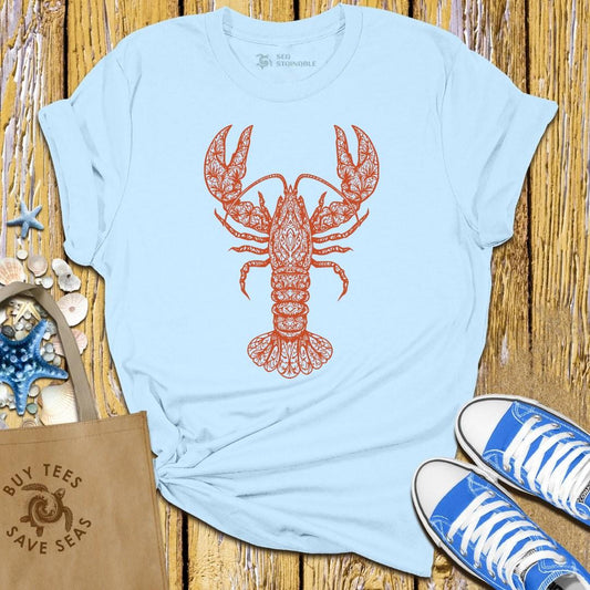 Stylish Light Blue T Shirt