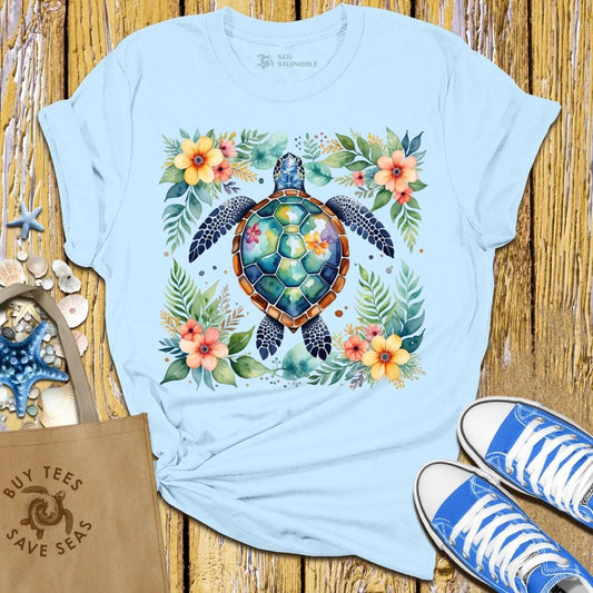 Stylish Light Blue T Shirt