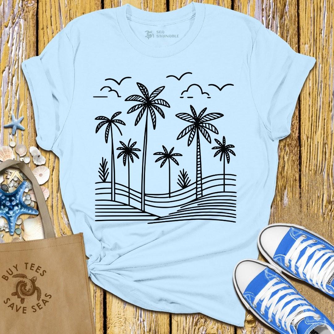 Stylish Light Blue T Shirt