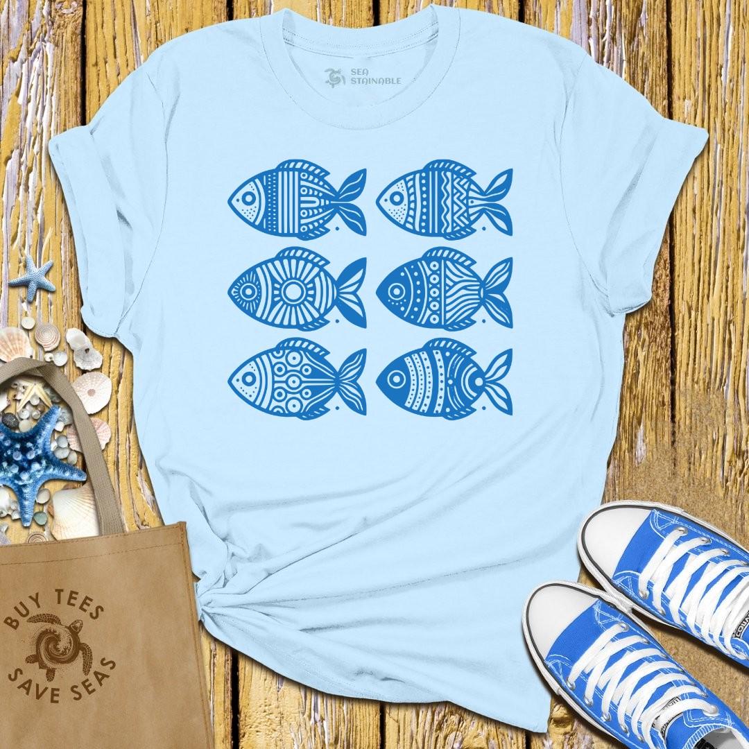 Stylish Light Blue T Shirt