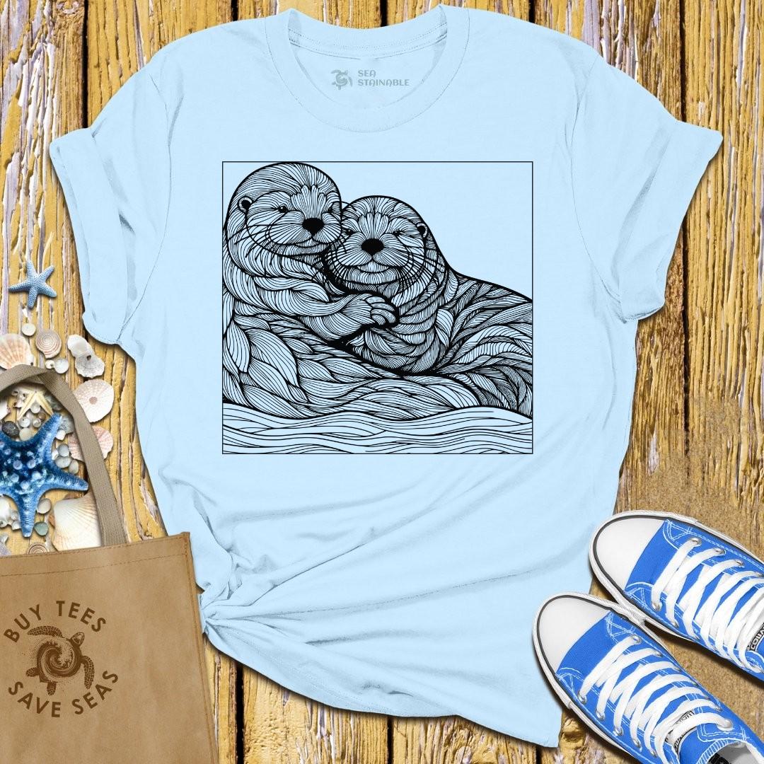 Stylish Light Blue T Shirt