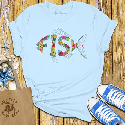 Stylish Light Blue T Shirt