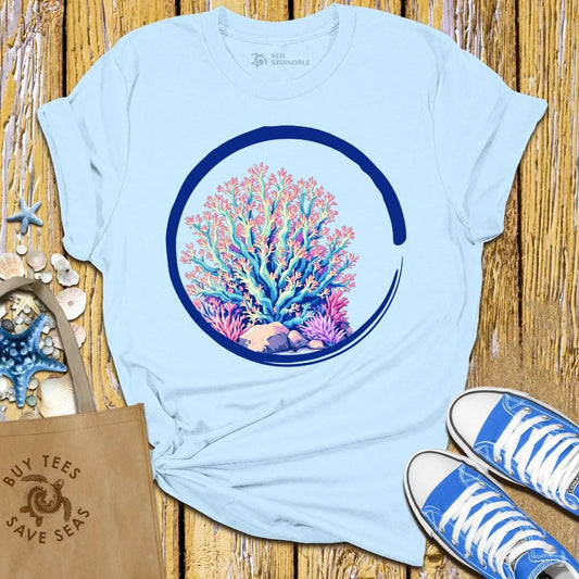 Stylish Light Blue T Shirt