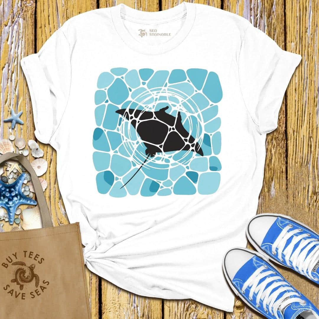 T-Shirt White / S Aqua Mirage T Shirt