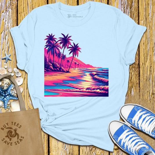 Stylish Light Blue T Shirt