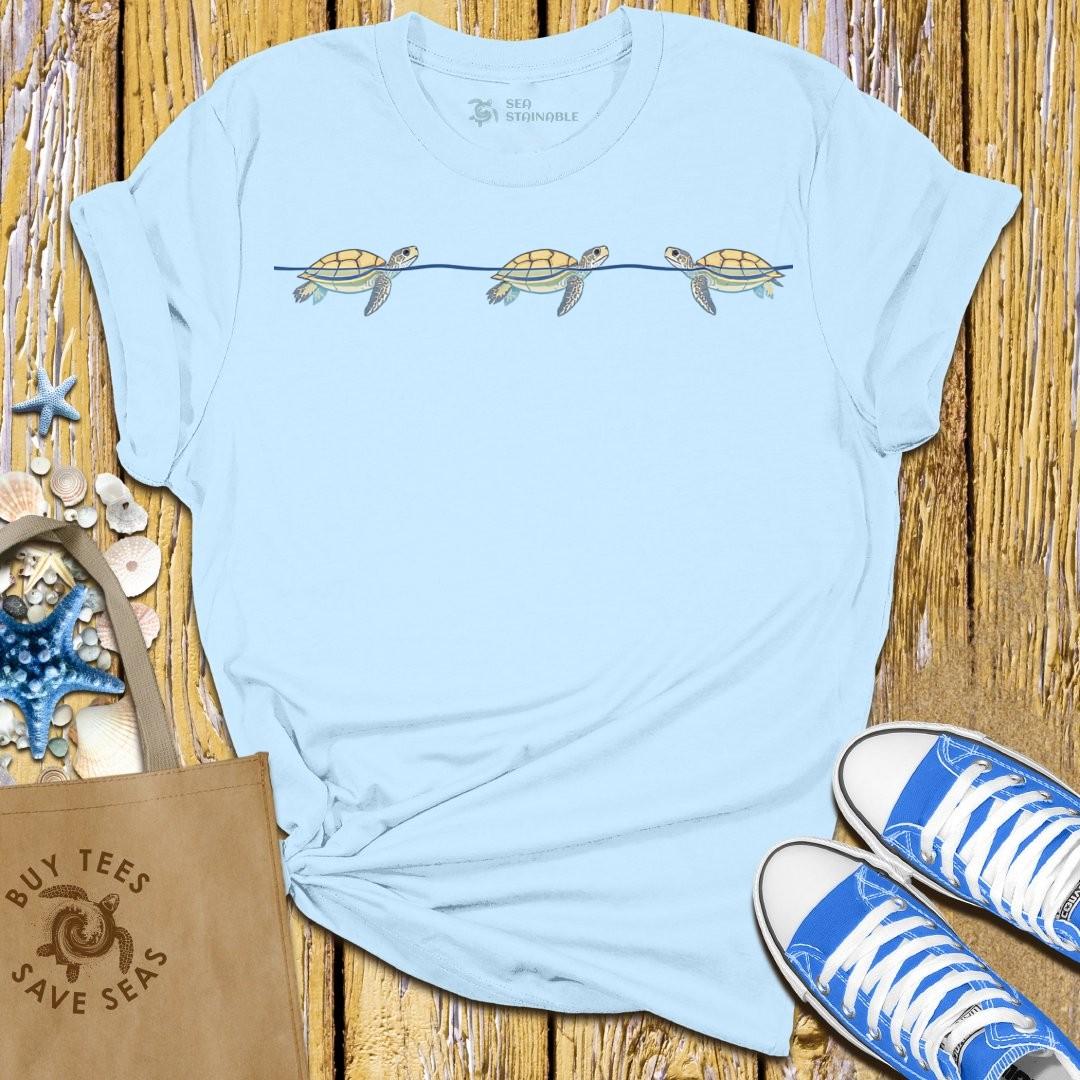 Stylish Light Blue T Shirt