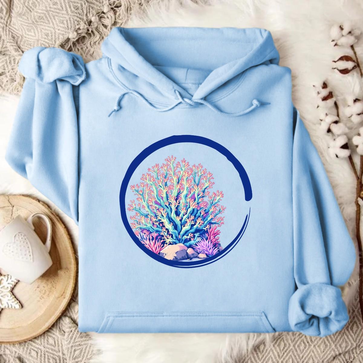 Stylish Light Blue Hoodie