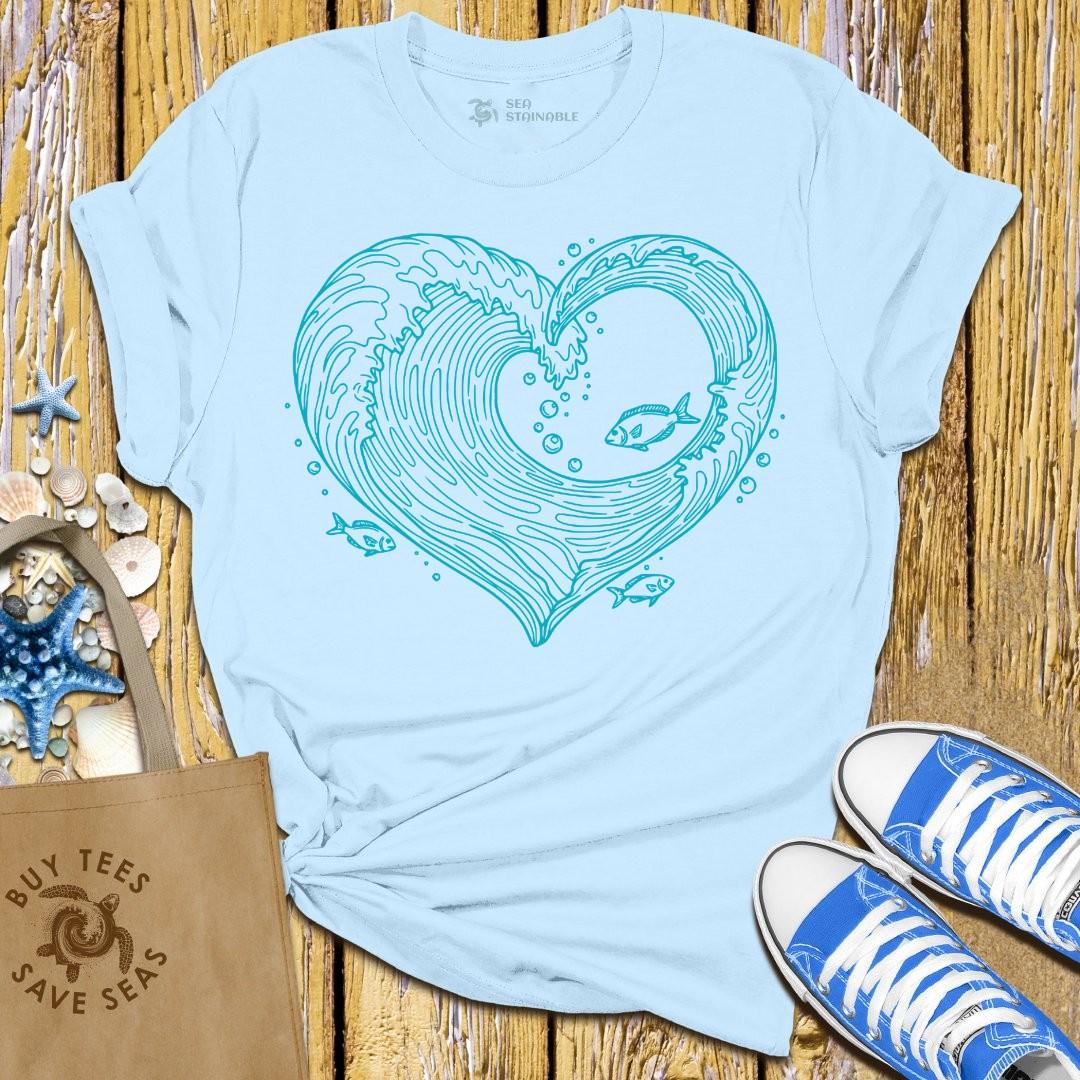 Stylish Light Blue T Shirt