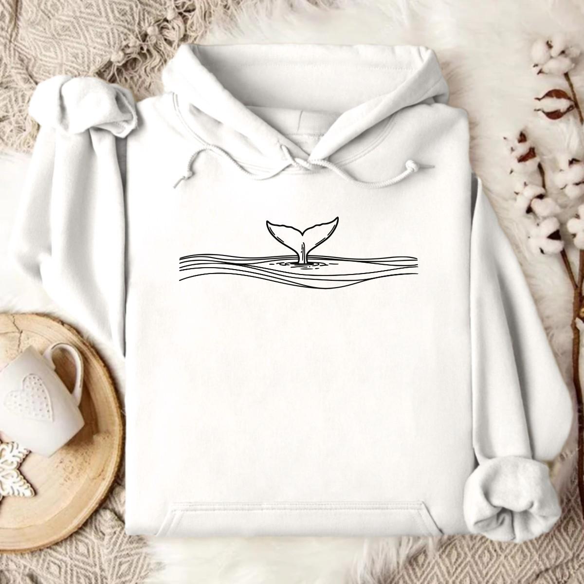 Stylish White Hoodie