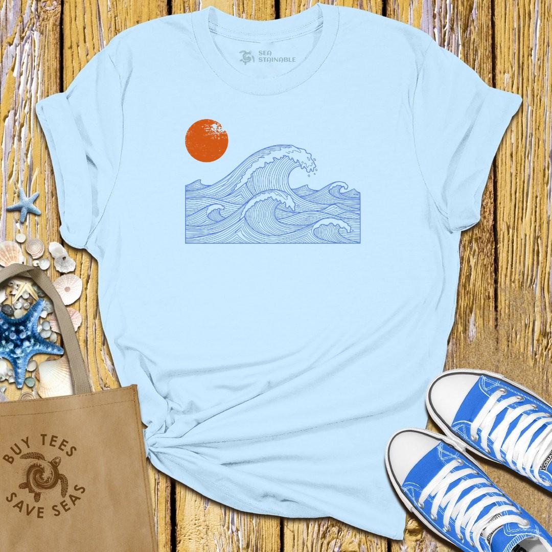 Stylish Light Blue T Shirt