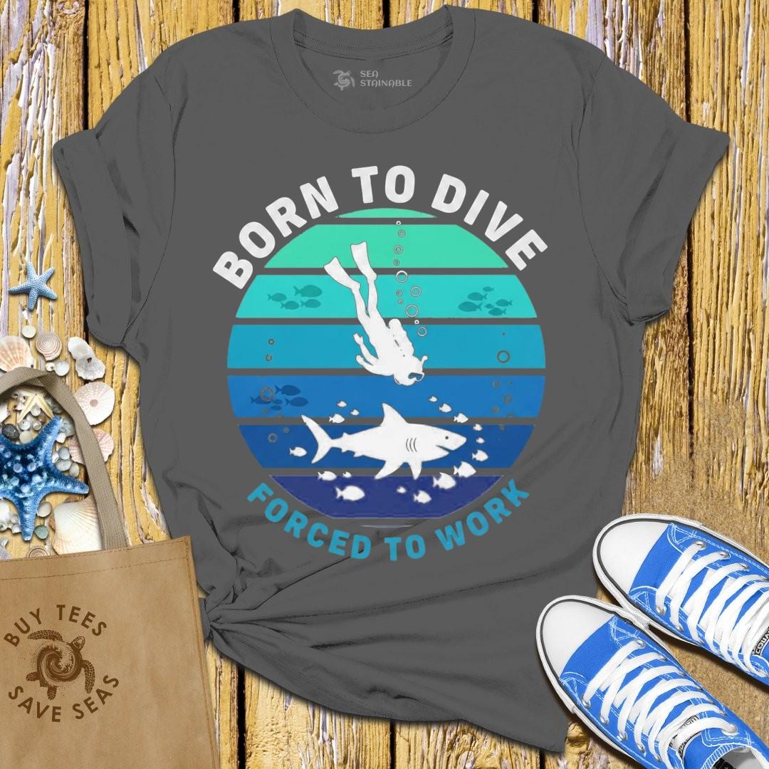 T-Shirt Charcoal / S Born with Gills T Shirt