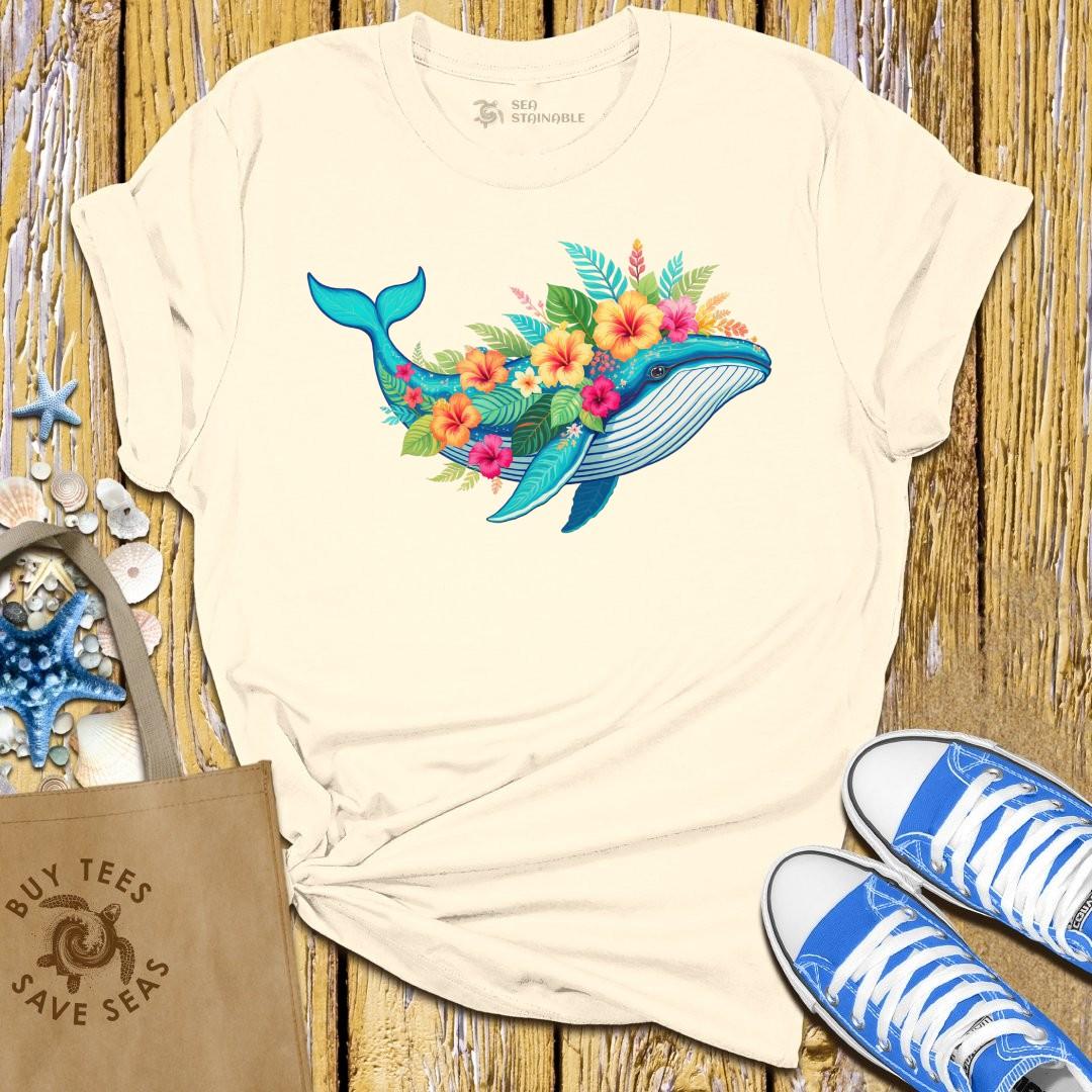 T-Shirt Sand / S Bright Whale T Shirt