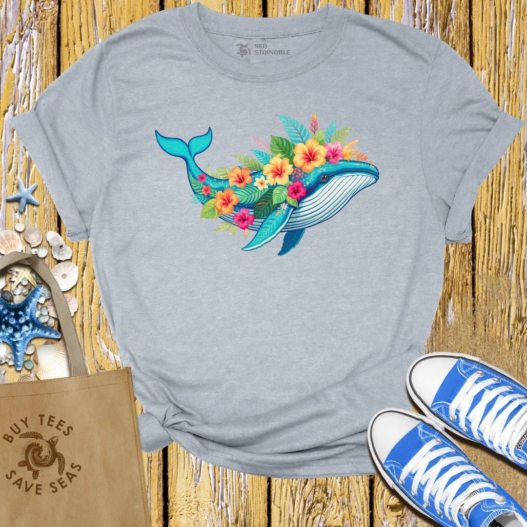 T-Shirt Sports Grey / S Bright Whale T Shirt