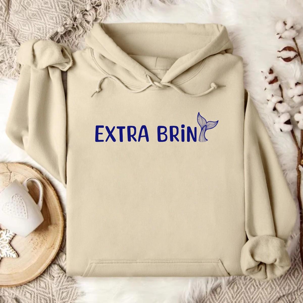 Stylish Sand Beige Ocean Hoodie