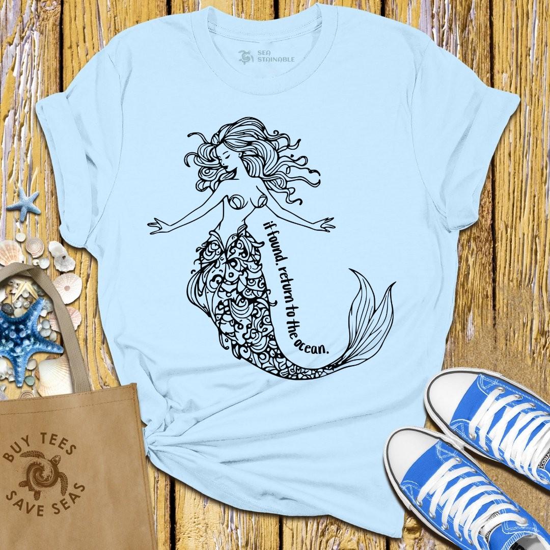 Stylish Light Blue T Shirt