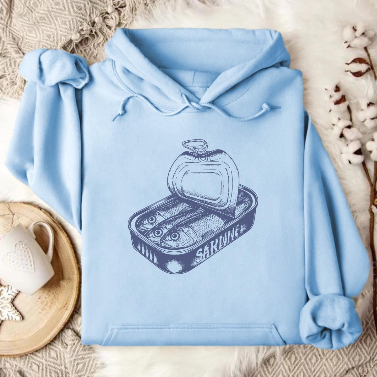 Stylish Light Blue Hoodie