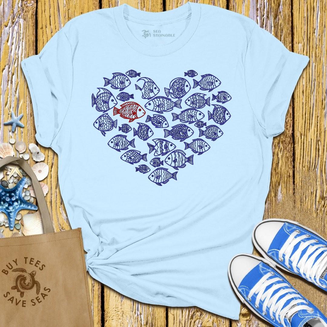 Stylish Light Blue T Shirt