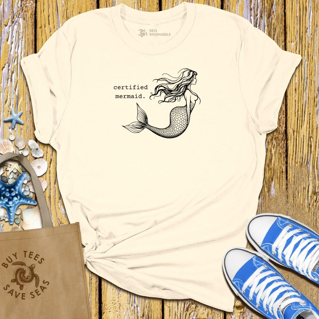T-Shirt Sand / S Certified Mermaid T Shirt