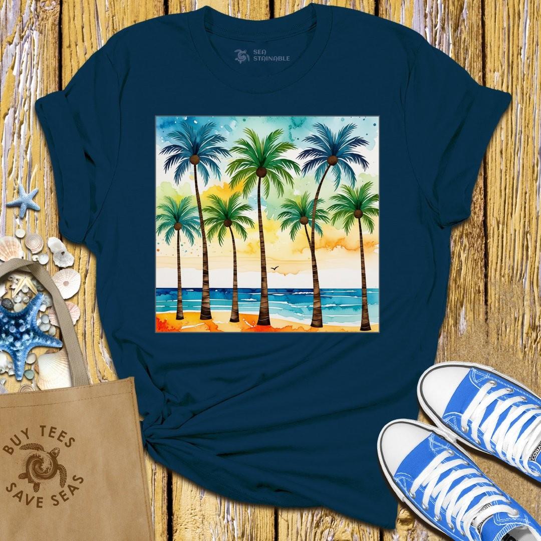 T-Shirt Navy / S Coastal Serenity T Shirt