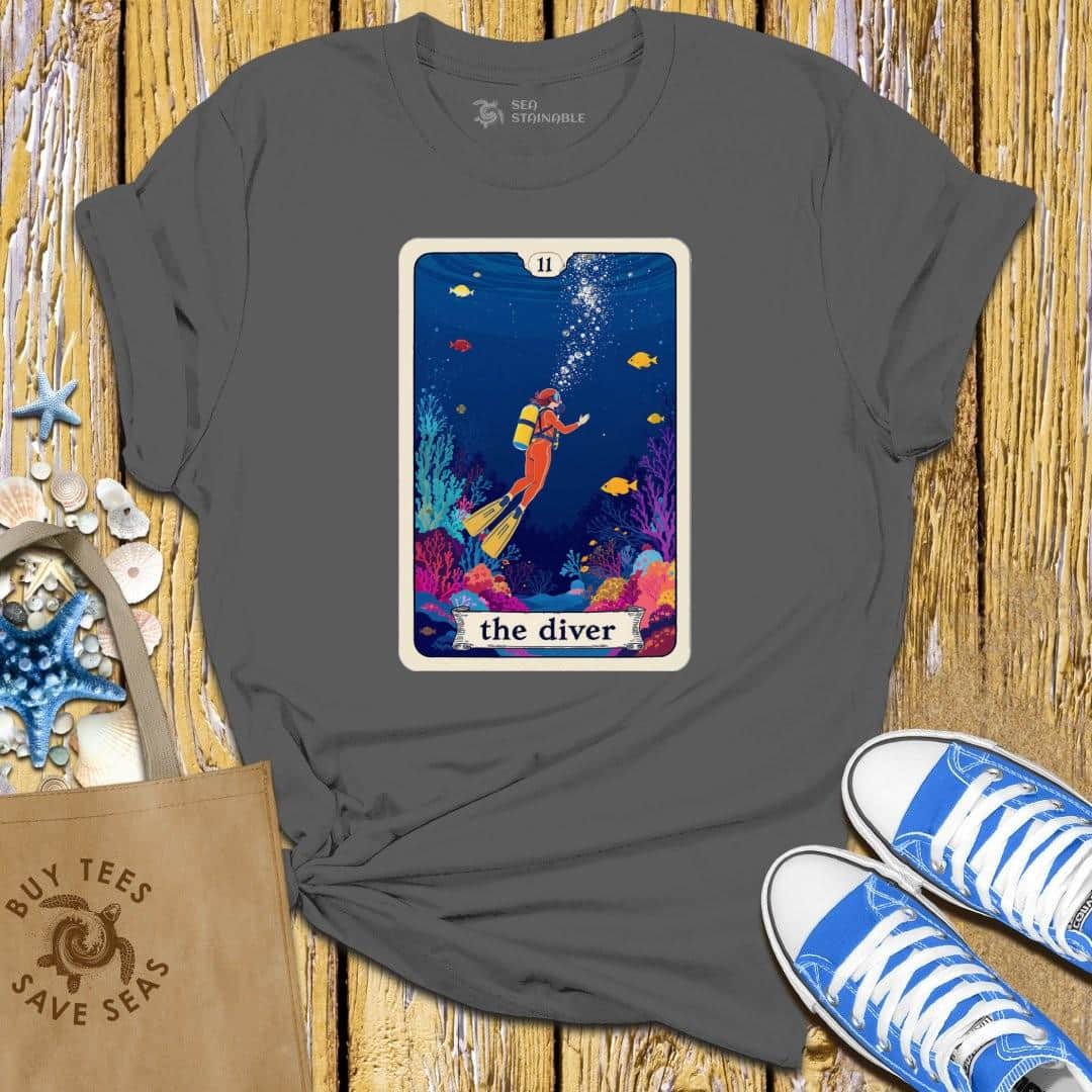 T-Shirt Charcoal / S Coral Explorer T Shirt