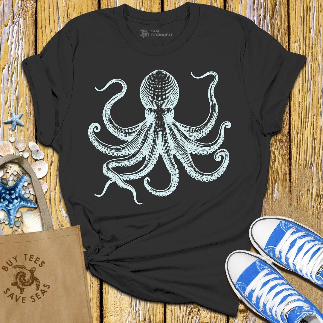 T-Shirt Black / S Cross My Tentacles T Shirt