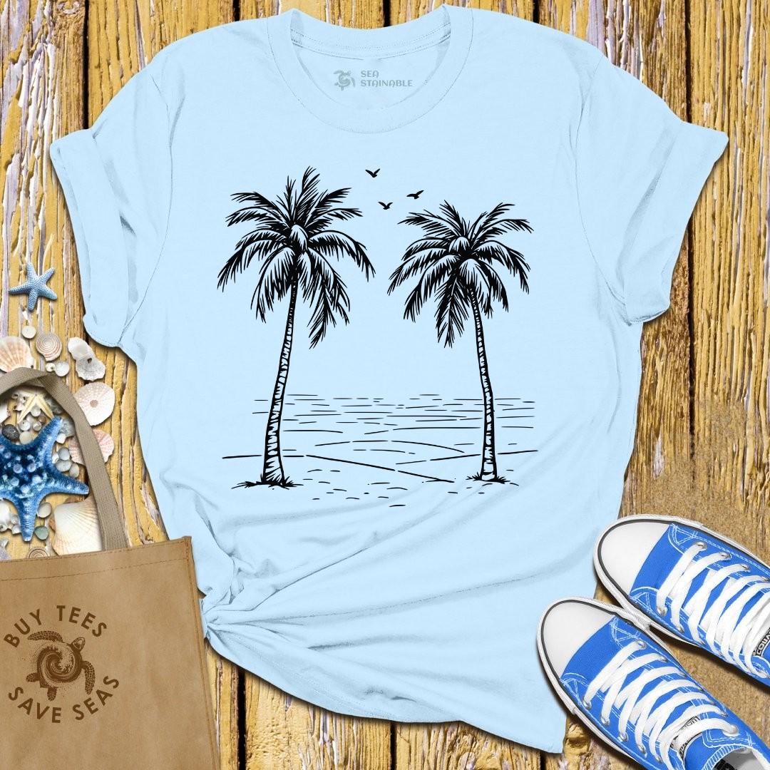 Stylish Light Blue T Shirt