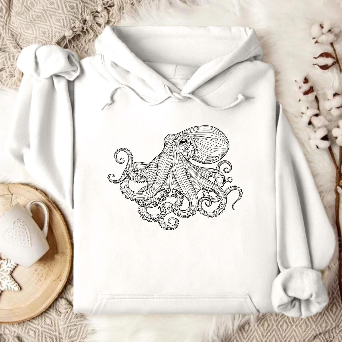 Stylish White Hoodie