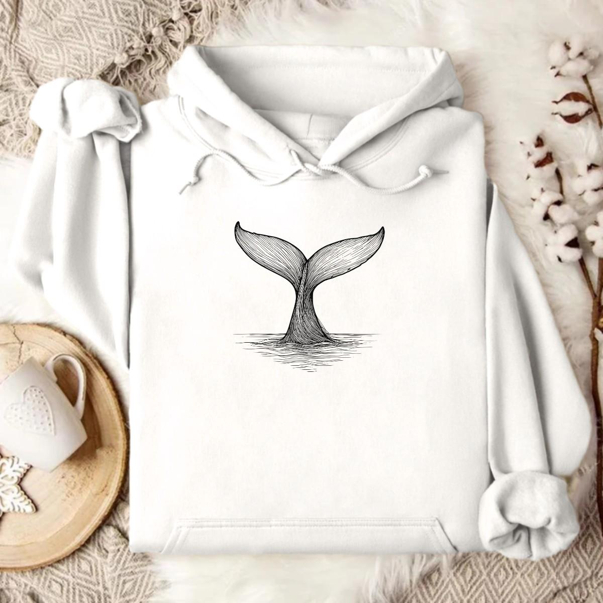 Stylish White Hoodie