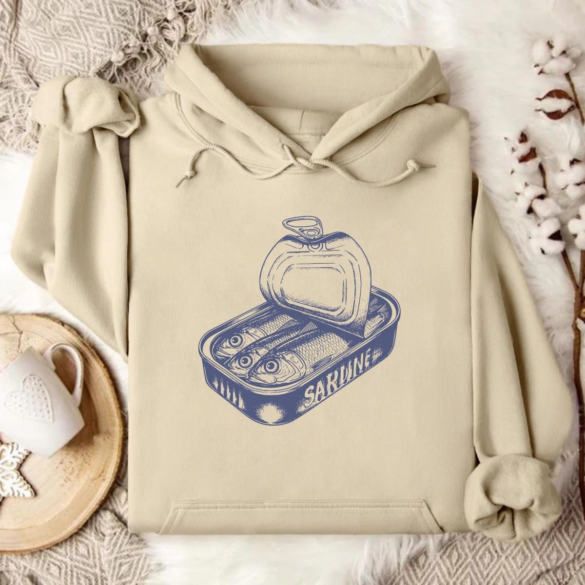 Stylish Sand Beige Ocean Hoodie