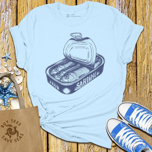 Stylish Light Blue T Shirt